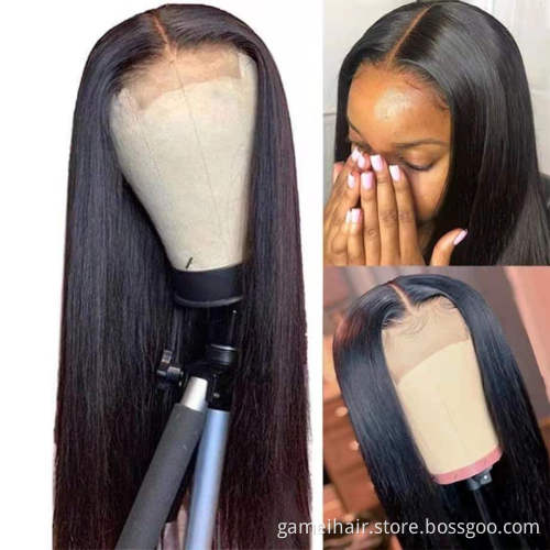 13x4 13x6 HD Lace Frontal 250 Density Long Straight Lace Front Virgin Brazilian Wholesale Human Hair Wigs